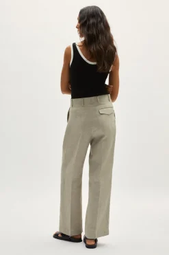 Pantalon en Sergé de Lin