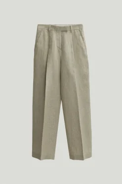Pantalon en Sergé de Lin