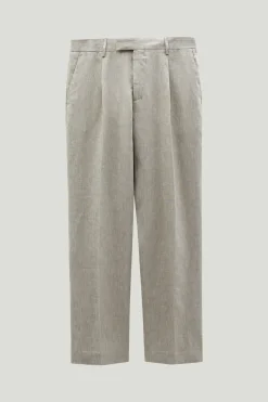 Pantalon en Sergé de Lin