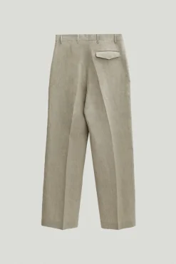 Pantalon en Sergé de Lin