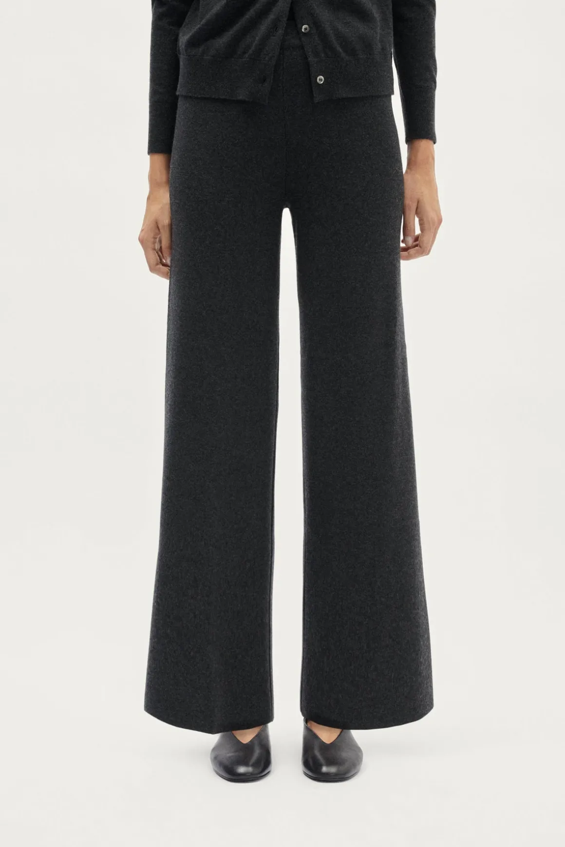 Pantalon palazzo en Laine ultra-douce