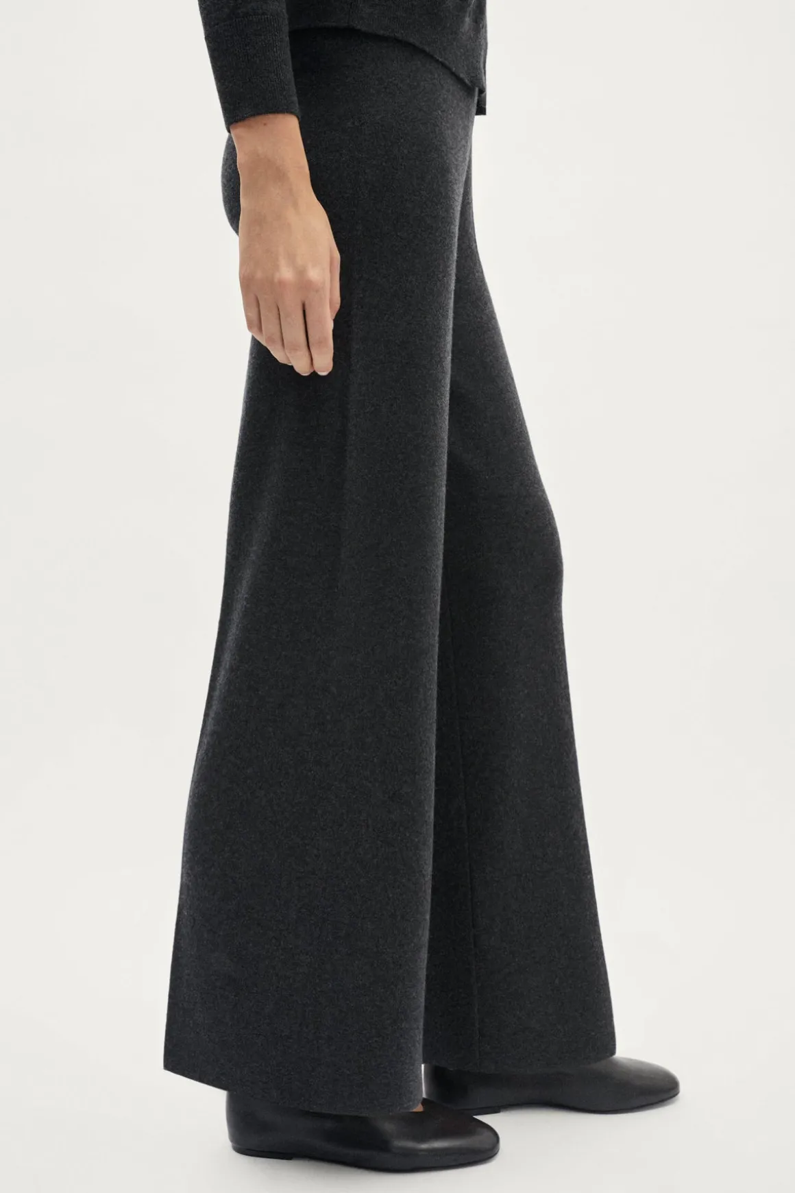 Pantalon palazzo en Laine ultra-douce