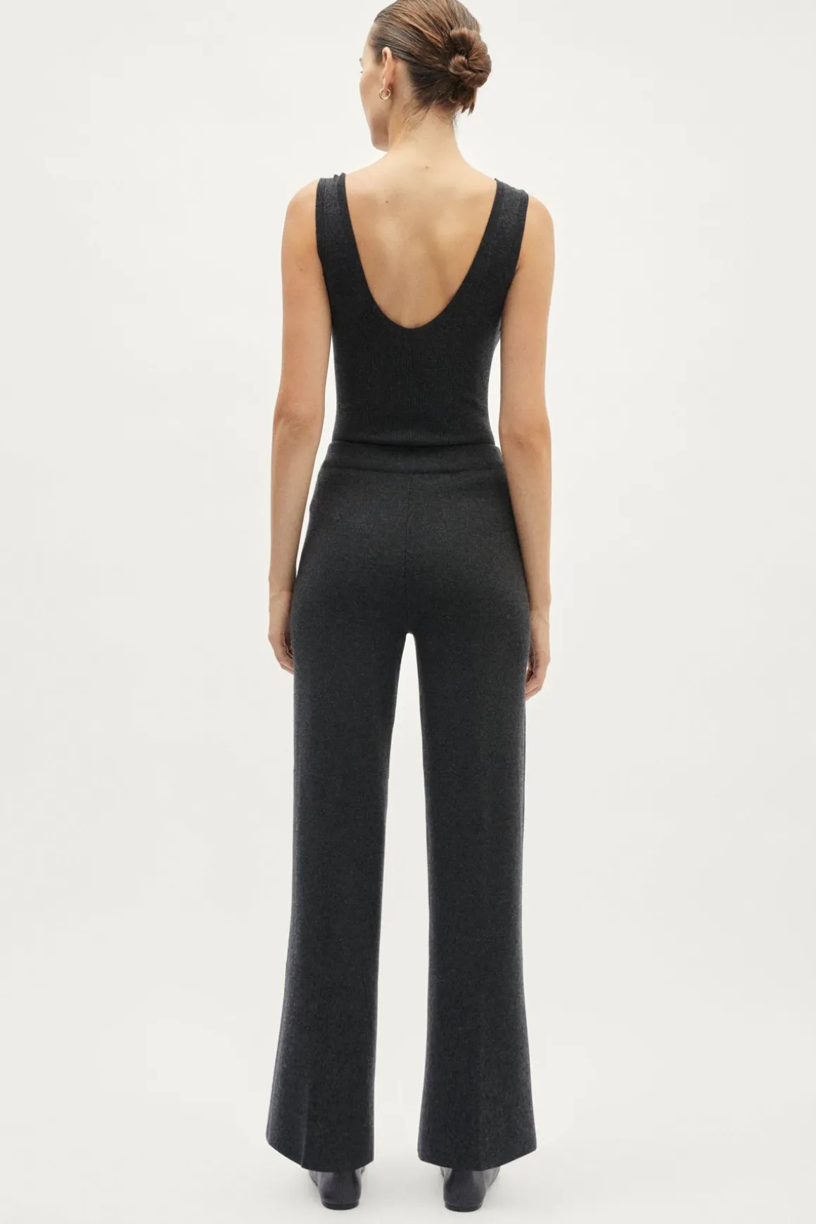 Pantalon palazzo en Laine ultra-douce