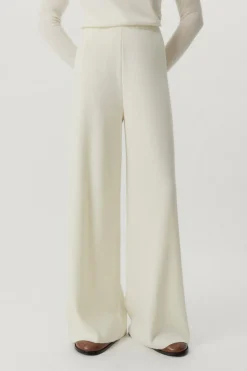 Pantalon palazzo en Laine ultra-douce