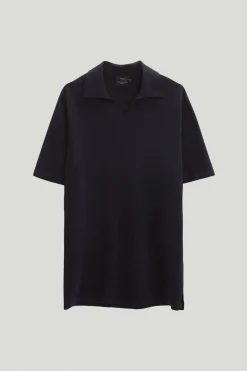 Polo à col en V en Lin et Coton - Version imparfaite