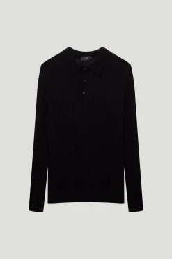 Polo côtelé ultra doux