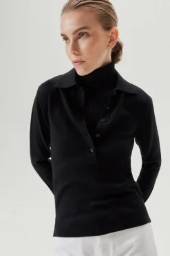 Polo en maille de Laine Mérinos