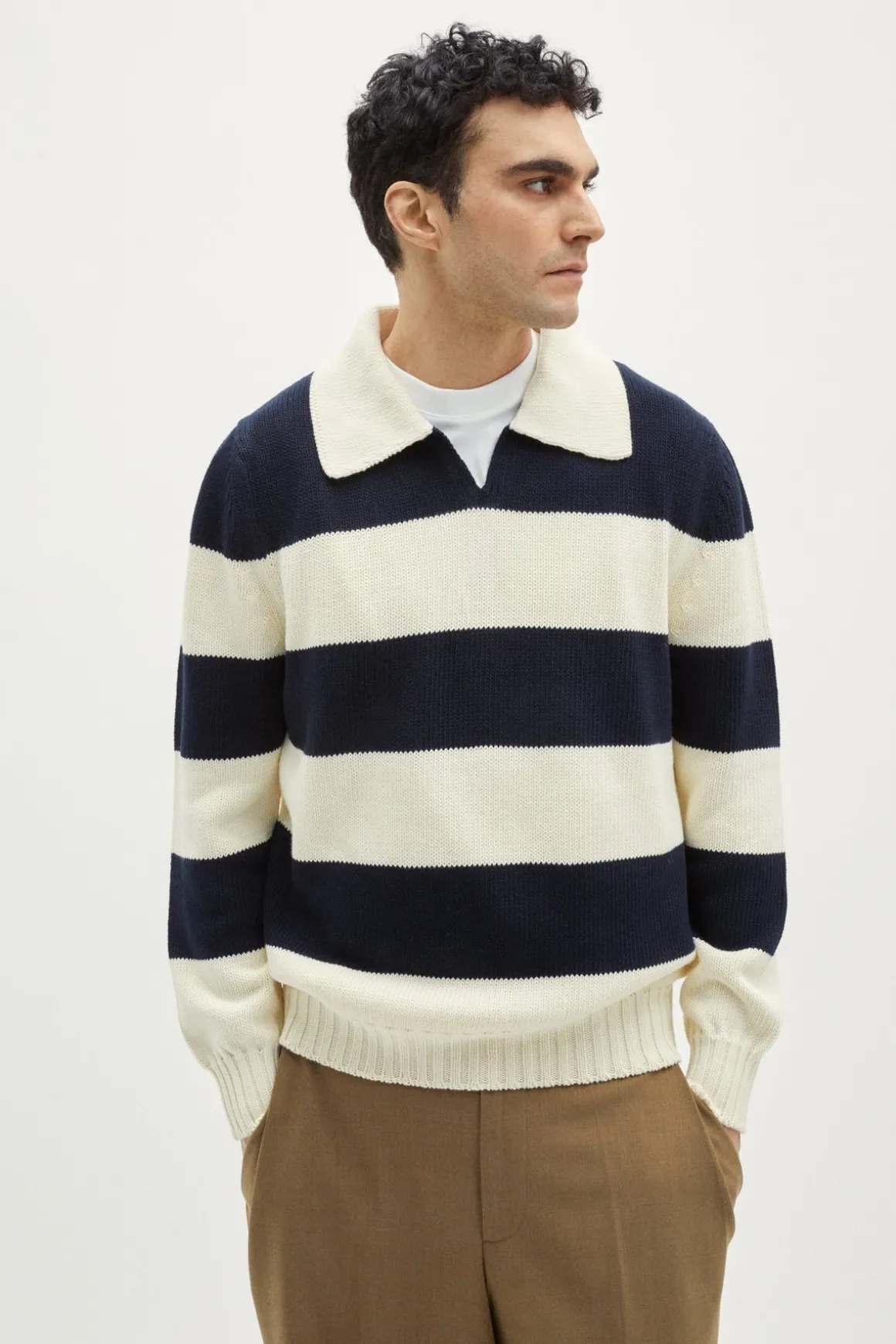 Polo tricoté en Coton Biologique