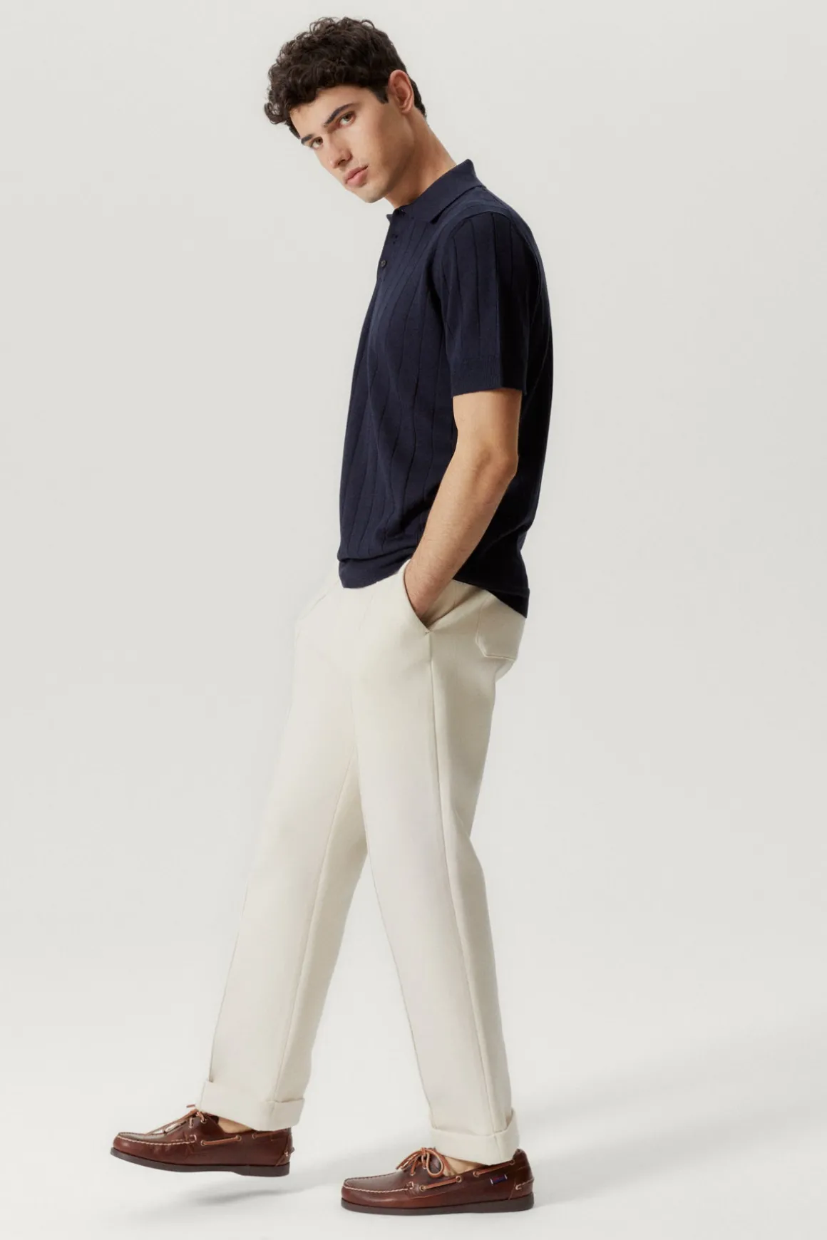 Polo vintage en Lin et Coton