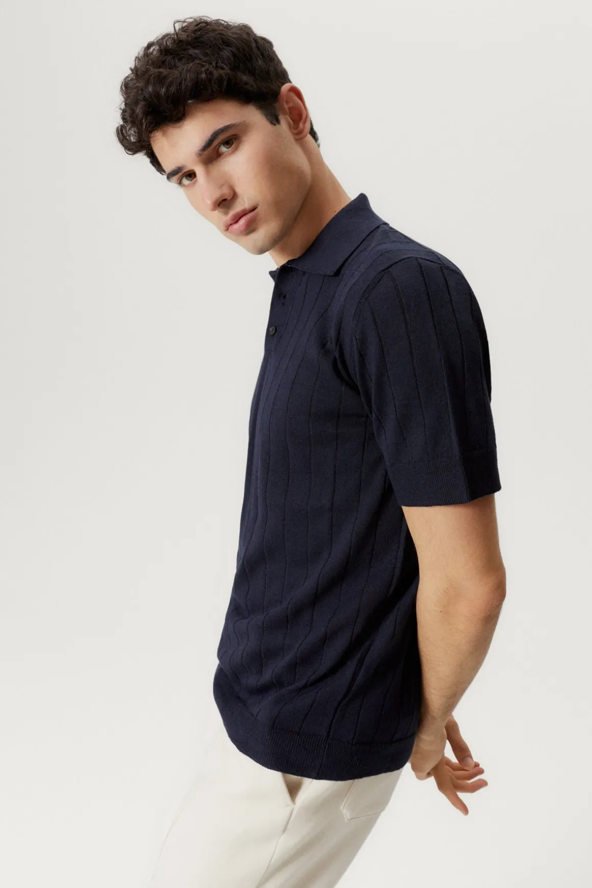 Polo vintage en Lin et Coton