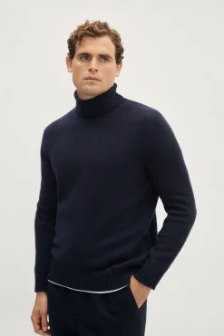 Pull à col montant en ReCashmere