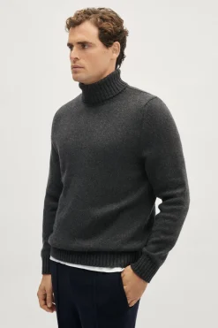 Pull à col montant en ReCashmere