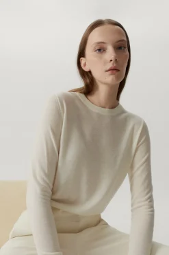 Pull à col rond en Laine ultra-douce