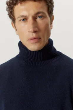 Pull à col roulé en Laine