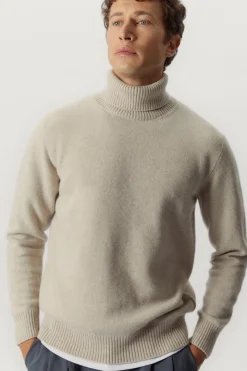 Pull à col roulé en Laine