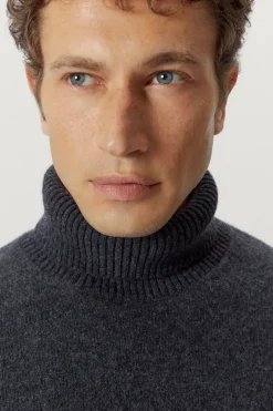 Pull à col roulé en Laine