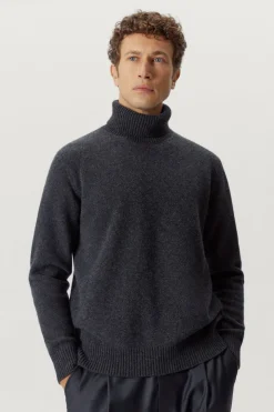 Pull à col roulé en Laine