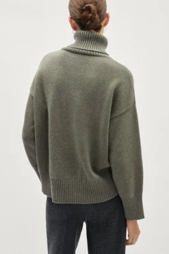 Pull à col roulé en Laine