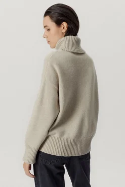 Pull à col roulé en Laine