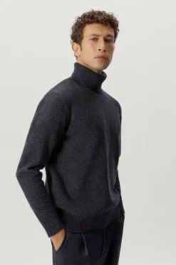 Pull à col roulé en Laine
