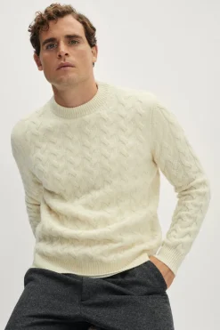 Pull Aran en Laine