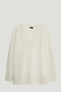 Pull avec col V en ReCashmere