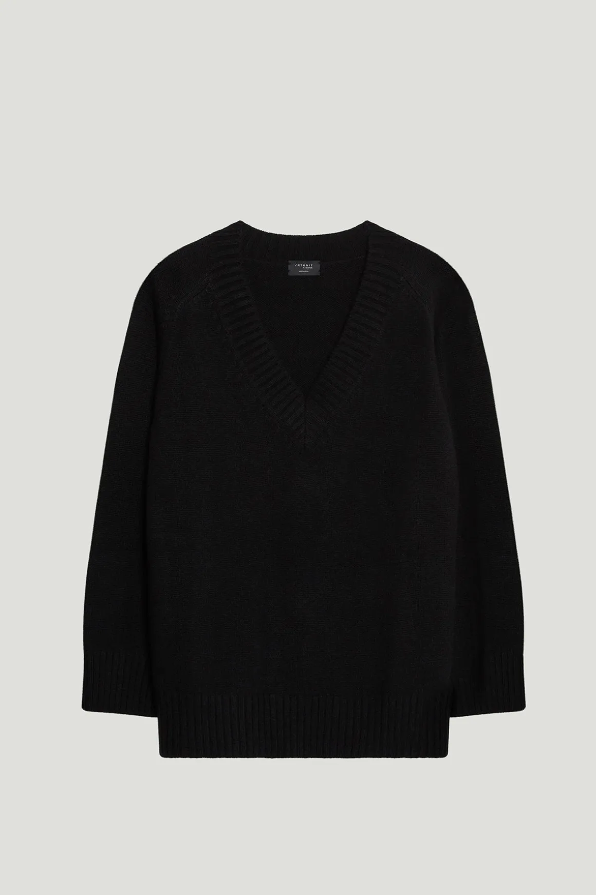Pull avec col V en ReCashmere