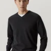 Pull col V en laine ultra douce
