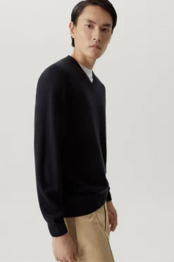 Pull col V en laine ultra douce