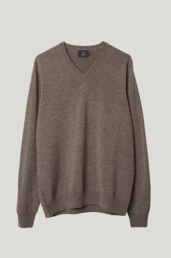 Pull col V en laine ultra douce
