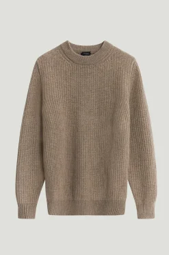 Pull côtelé en ReCashmere