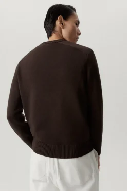 Pull en Laine Mérinos avec finition sur les épaules