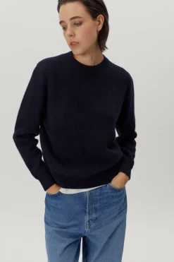 Pull en maille de Laine côtelée