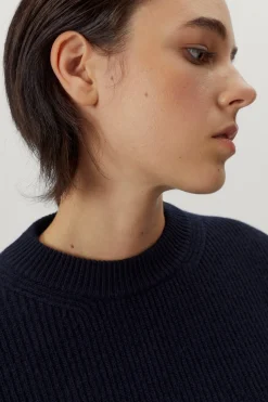 Pull en maille de Laine côtelée