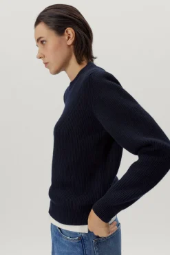 Pull en maille de Laine côtelée