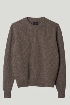 Pull en maille de Laine côtelée