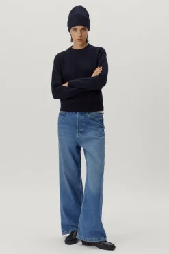 Pull en maille de Laine côtelée