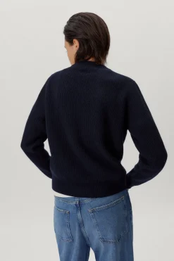Pull en maille de Laine côtelée