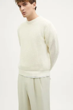 Pull tricoté en Coton biologique Filet