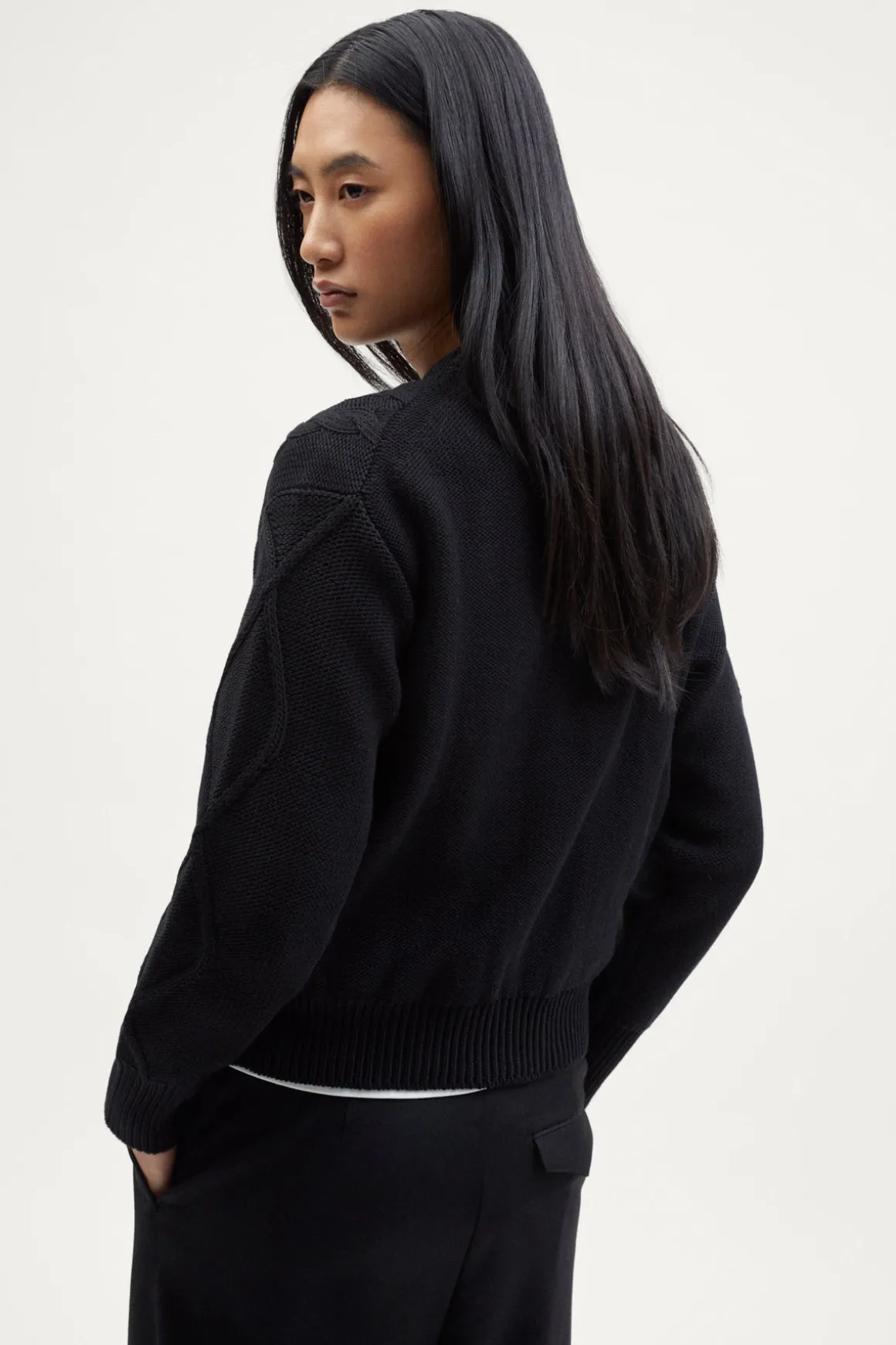 Pull tricoté en Coton biologique Aran