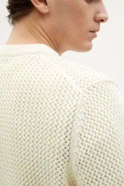Pull tricoté en Coton biologique Filet