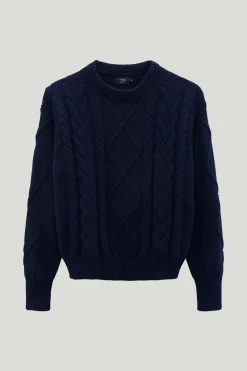 Pull tricoté en Coton biologique Aran