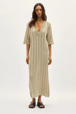 Robe oversize en Lin régénéré