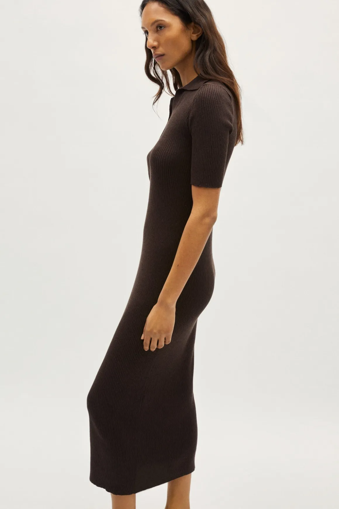 Robe polo en Lin et Coton
