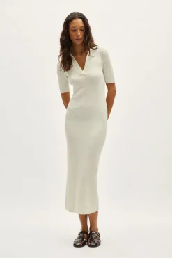 Robe polo en Lin et Coton