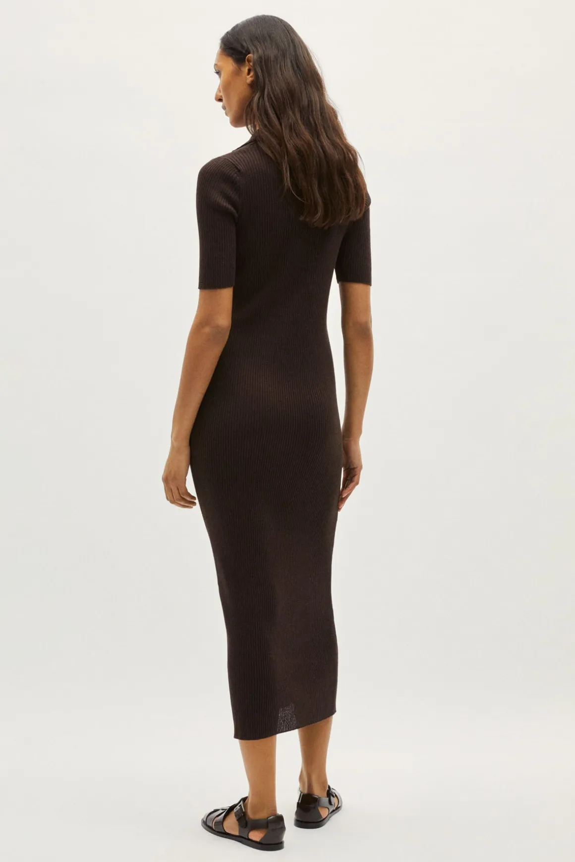 Robe polo en Lin et Coton