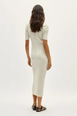 Robe polo en Lin et Coton