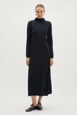 Robe évasée en laine