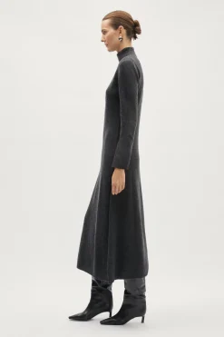 Robe évasée en laine