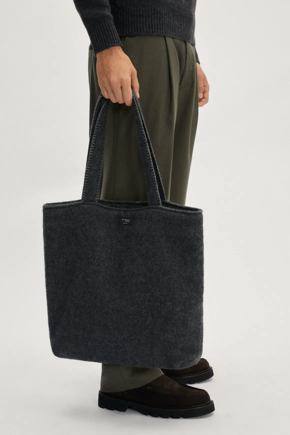 Sac tote en laine